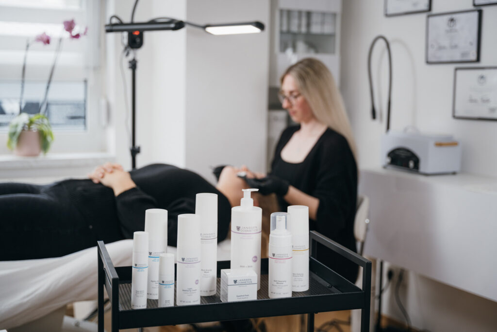 Klassische Gesichtsbehandlung